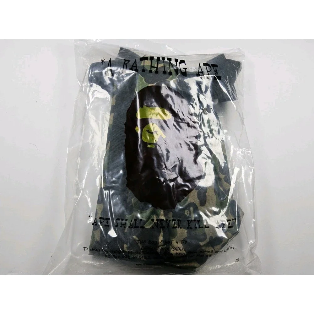 BAPE A Bathing Ape Duffle Bag Camo Green 2020 Spring Japanese Magazine Promo